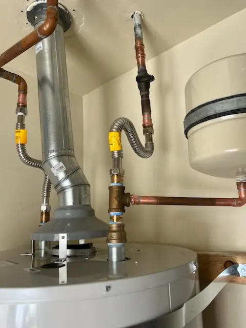 Water heater installation and plumbing repair in White Church Place
