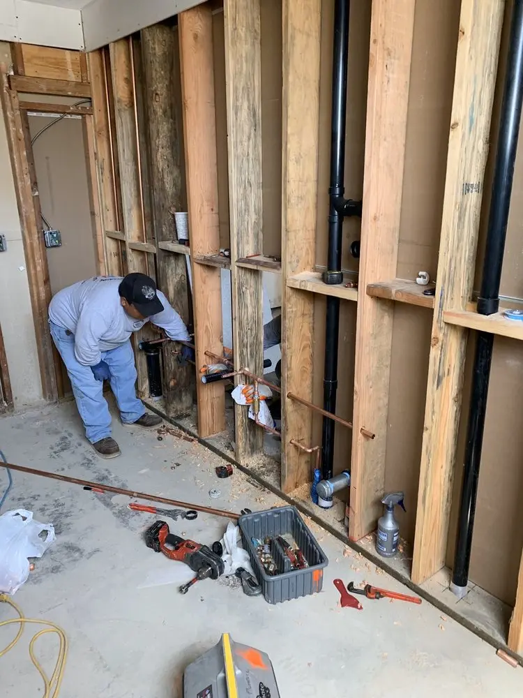 Commercial rough-in plumbing for Gas Line Repair in White Church Place